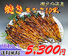 瀬戸内海産!焼き穴子10匹!お歳暮、ギフトに♪