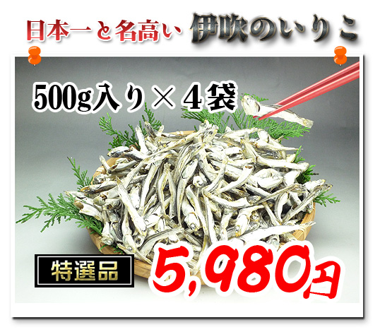 伊吹産!煮干しいりこ通販専門店!新鮮市場【産直あきんど】